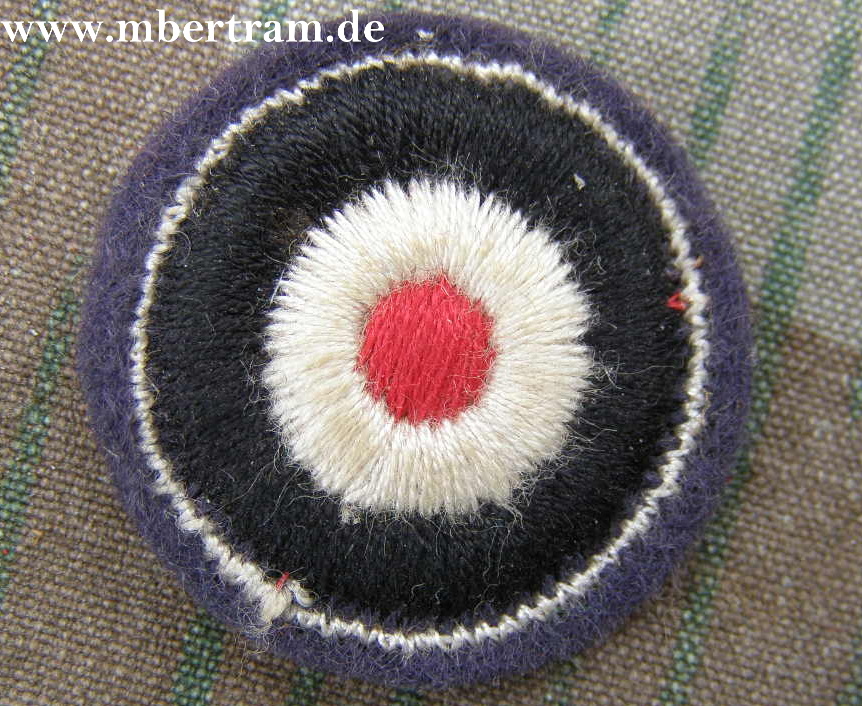 Luftwaffen Schiffchenmützen Kokarde, gestickt