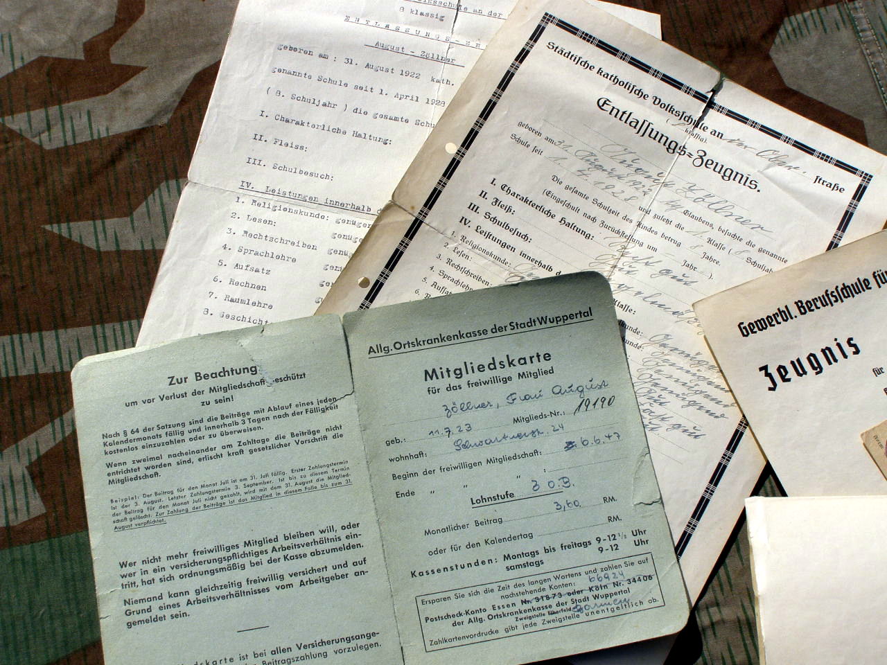 12439-17 Dokumente: 8.Kp. Inf.Rgt.Graf Barfuß ( 4. Westf.) Nr. 17