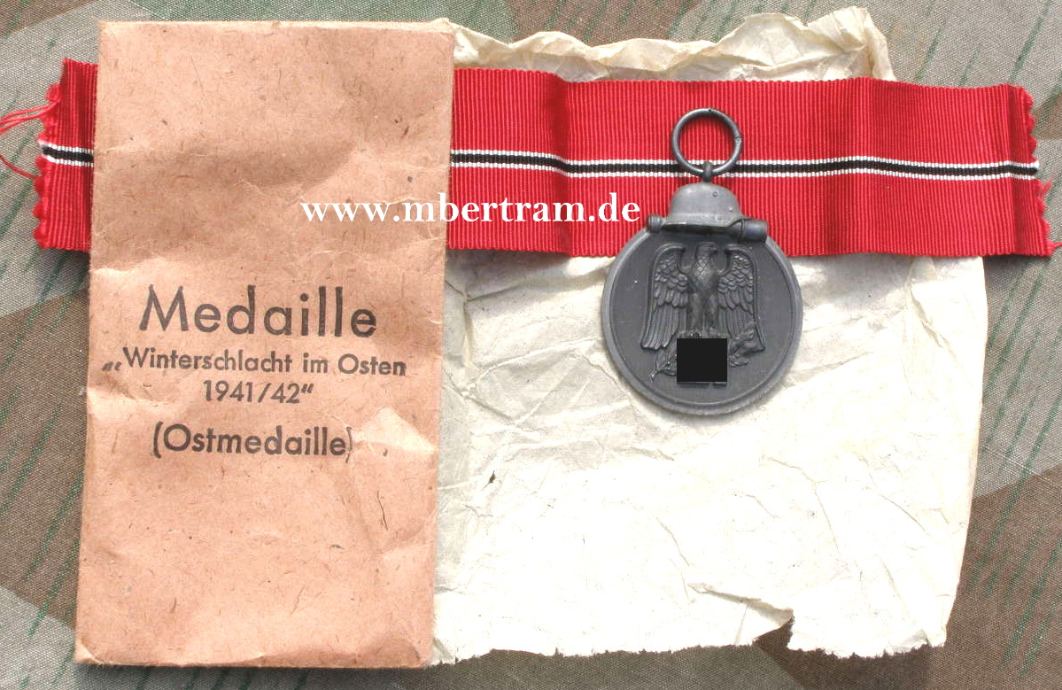 OSTMEDAILLE 1941/42, MIT TÜTE , Hst.: 4, Steinauer & Lück