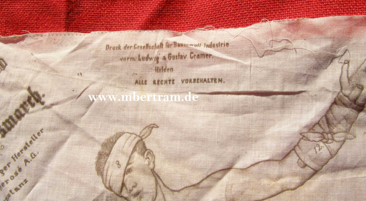 Verbands Dreieckstuch, preuss., 1870 -1918, Abb. Gewehr 71