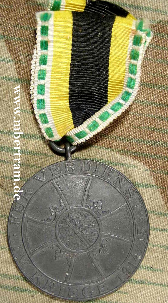 Sachsen: Ehrenzeichen für Verdienst im Kriege 1914-1915