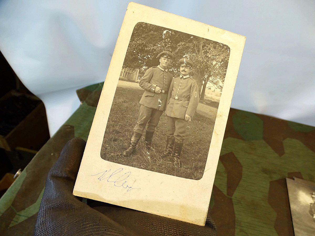 Porträtaufnahme Angehöriger Feldflieger Abt.  No. 71,  1915