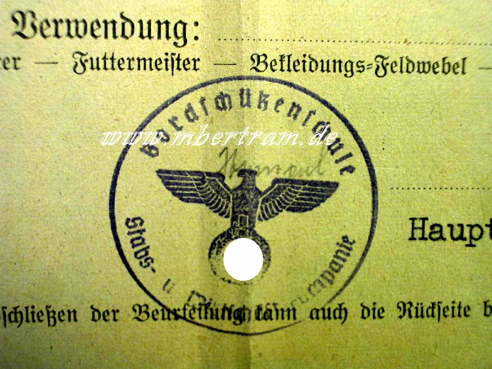 1310-18 8. LW Felddivision Wehrstammbuch 98K, P08, MG 17,15, 42
