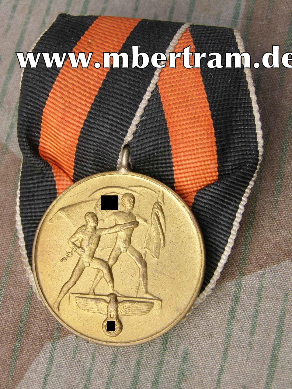 1er Ordensspange: MEDAILLE 1. OKTOBER 1938