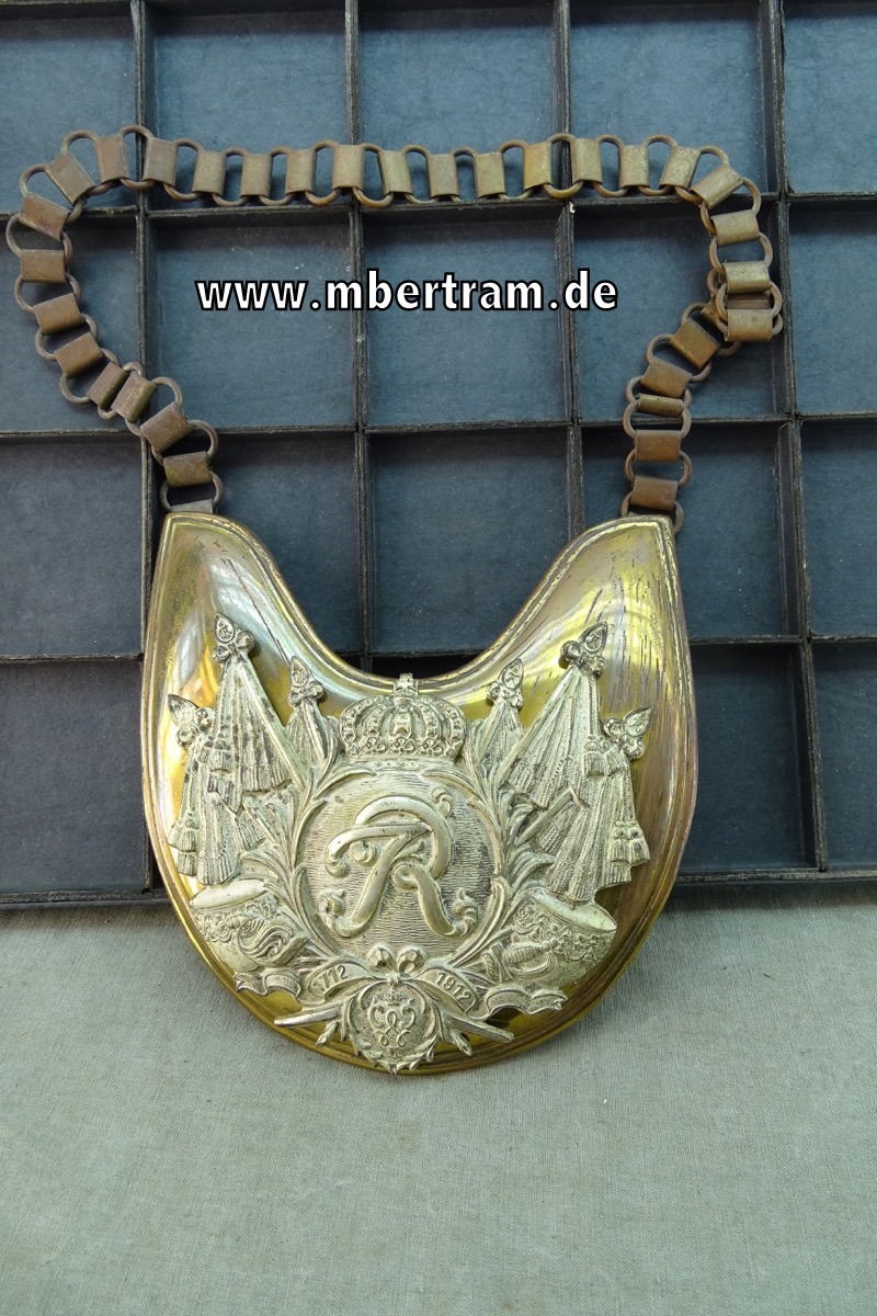 Königreich Preußen Ringkragen für Mannschaften im Regiment Gardes du Corps