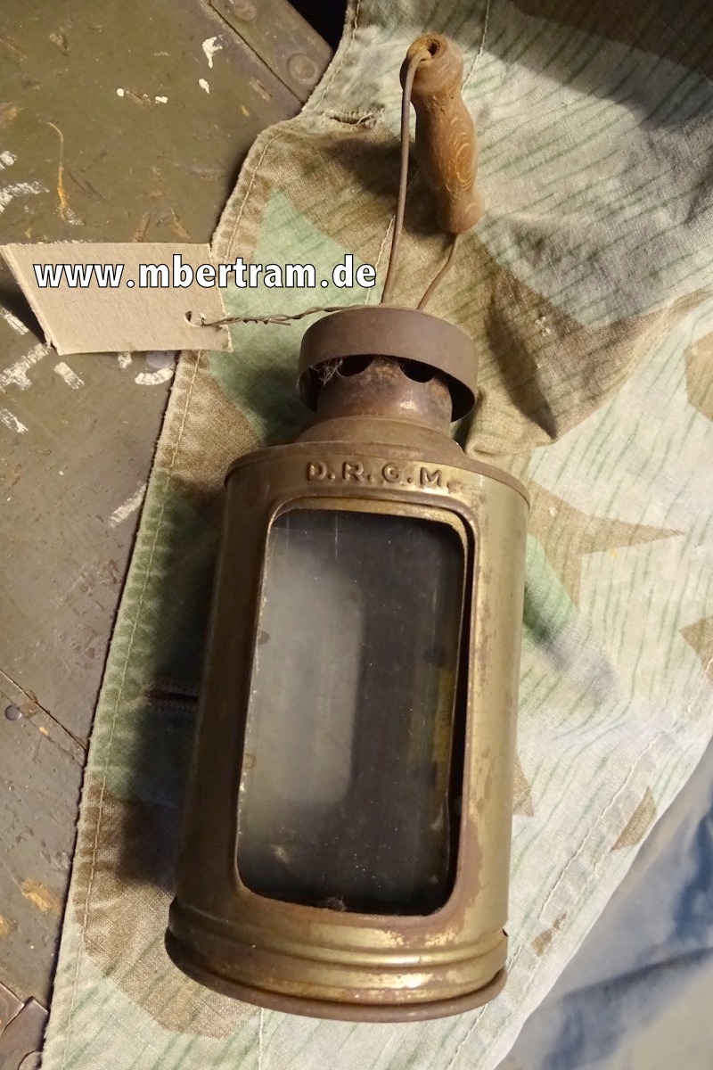 Laterne 1. Weltkrieg, DRGM, Kriegsfertigung / Dosenblech