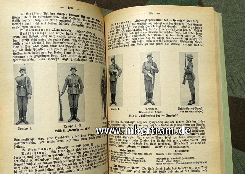 Dienstanweisung, Reibert, " Der Dienstunterricht im Heere, Schützen 1941