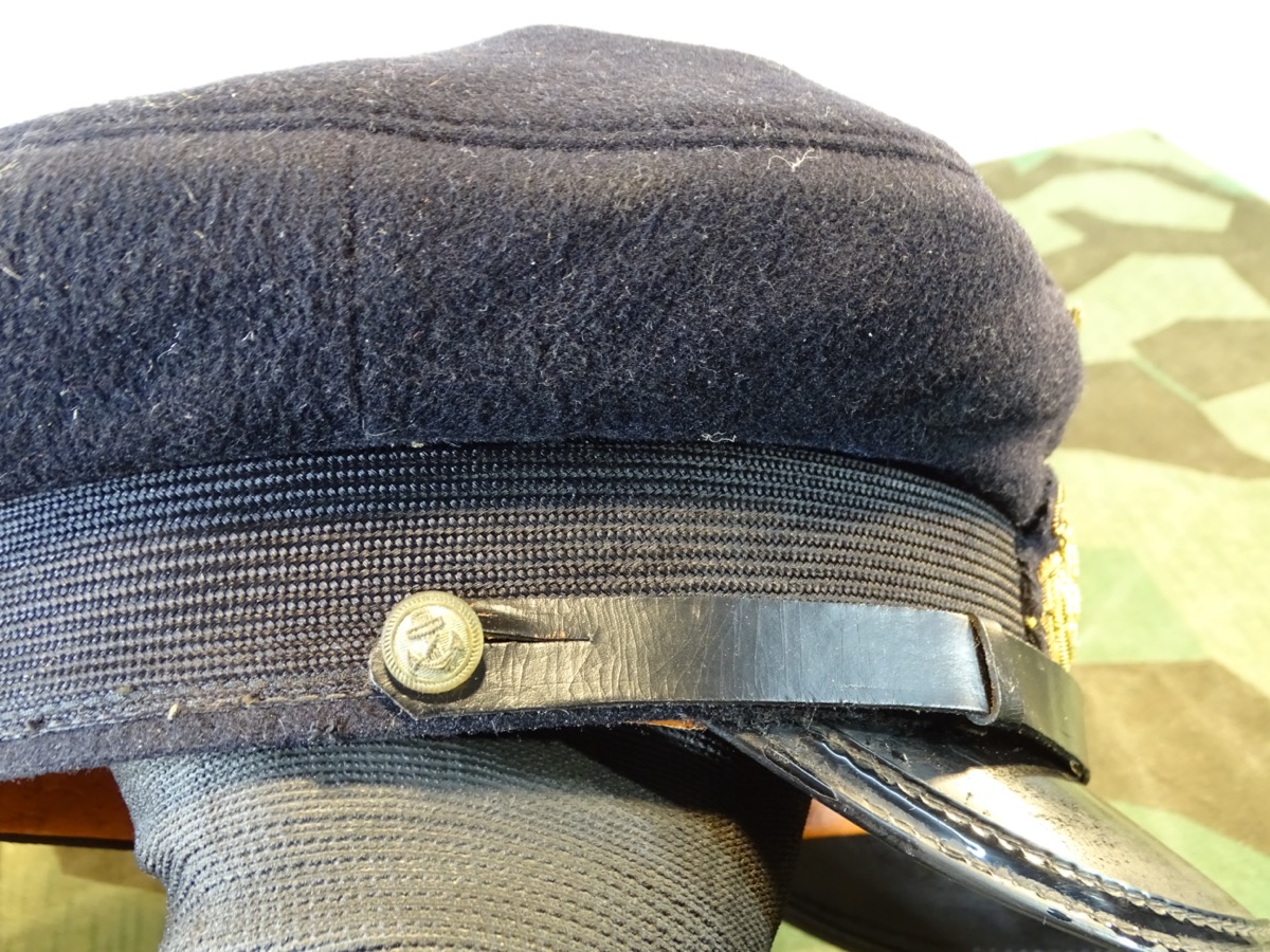 Nationalsozialistisches Kraftfahrkorps (NSKK) Motorbootstandarte, Schirmmütze für Mannschaften Nationalsozialistisches Kraftfahrkorps (NSKK) Motorbootstandarte, Schirmmütze für Mannschaften