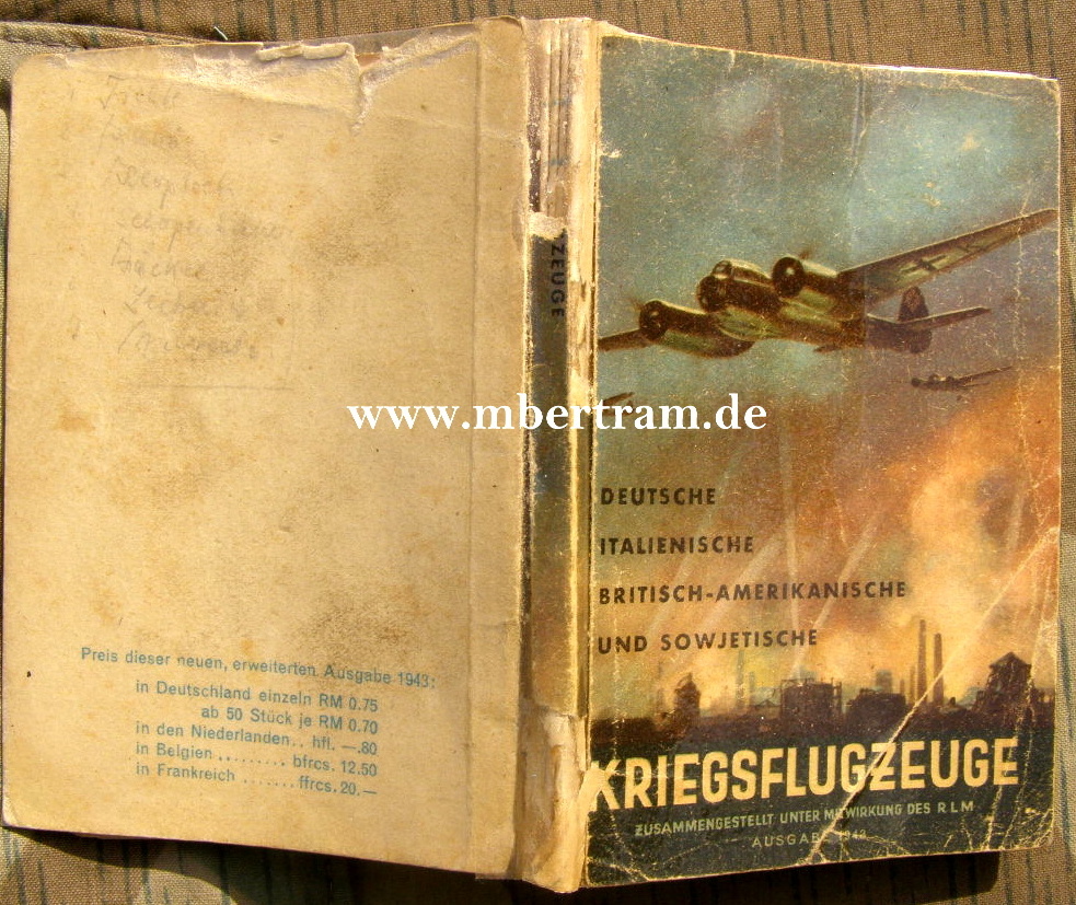 Kriegsflugzeuge, Dt., Ital., Brit., US, SOWJ., 1943, 166 S.