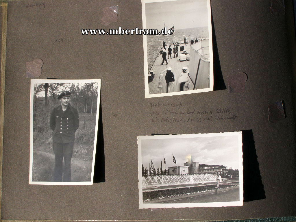 13620-37 Dienstzeit Fotoalbum U 552, Kommandant Erich Topp SELTEN !