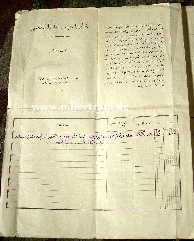 9311-12 2 Urkunden Ritterkr.Franz Joseph Orden, türk. Halbmond