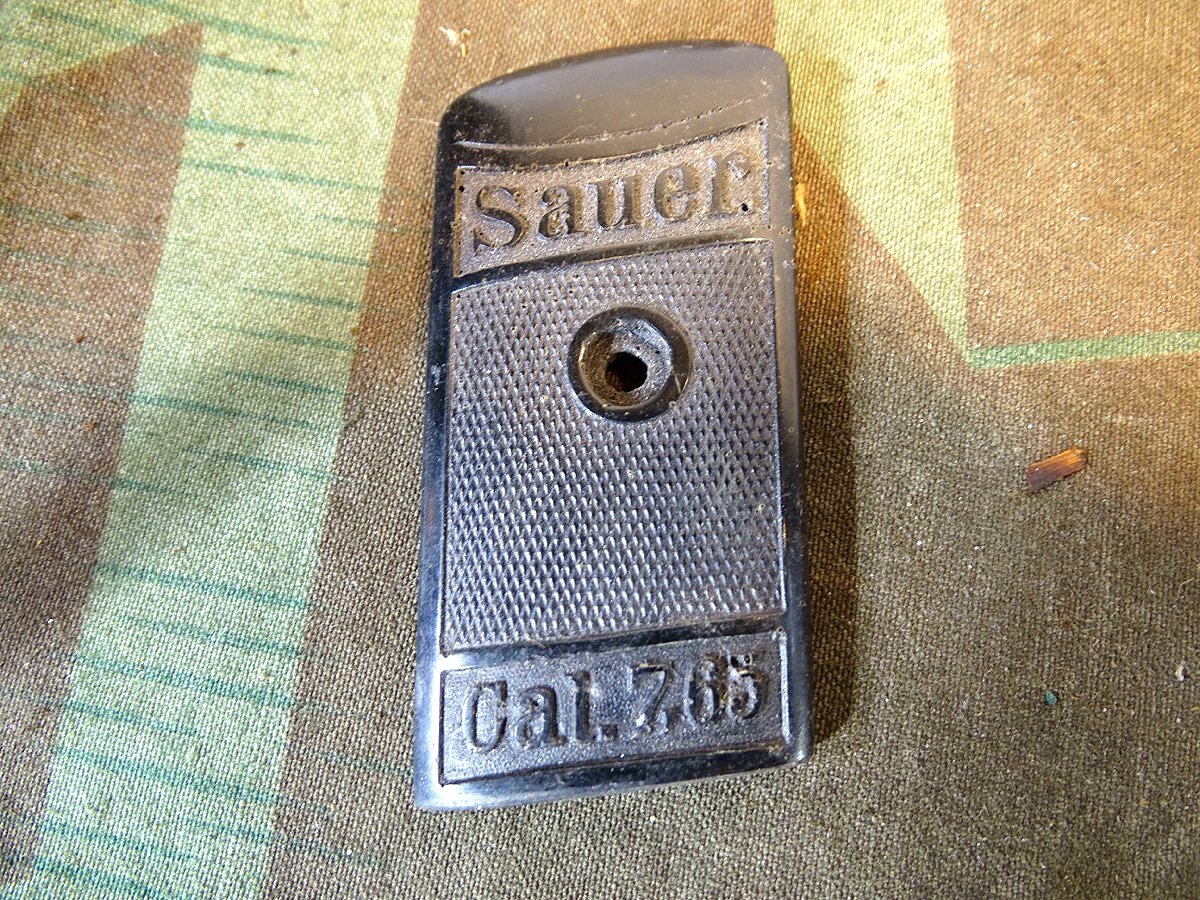 Einzelgriffschale für Sauer cal. 7,65 