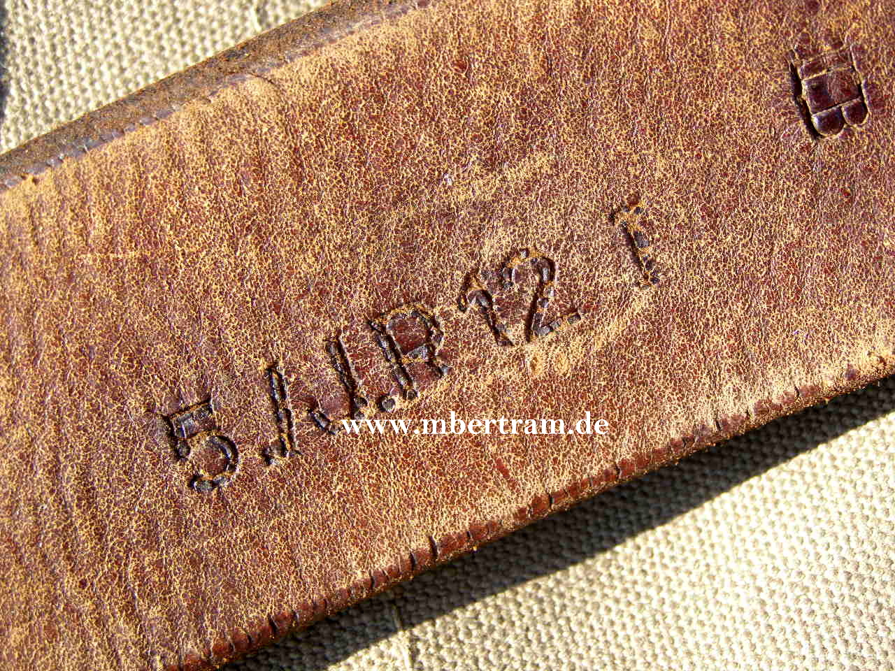 10397-13 Tornister, "Roseik- Breslau 1918". "5.Inf. Rgt. 12"