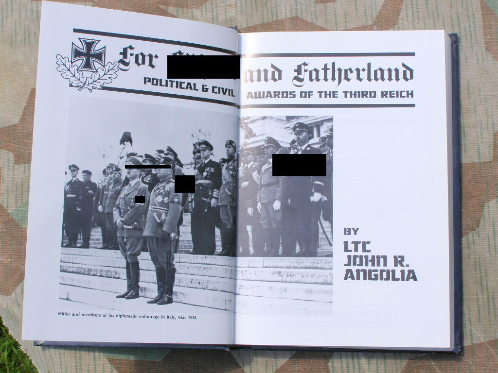 John R. Angolia: Political and Civil Awards of the Third Reich