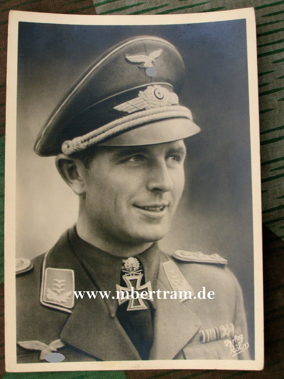 Luftwaffe Hauptmann Ihlefeld Eichenl. m. Schwertern Träger