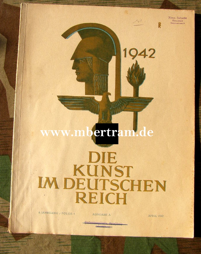 Die Kunst im Dritten/Deutschen Reich, Folge 4, April 1942