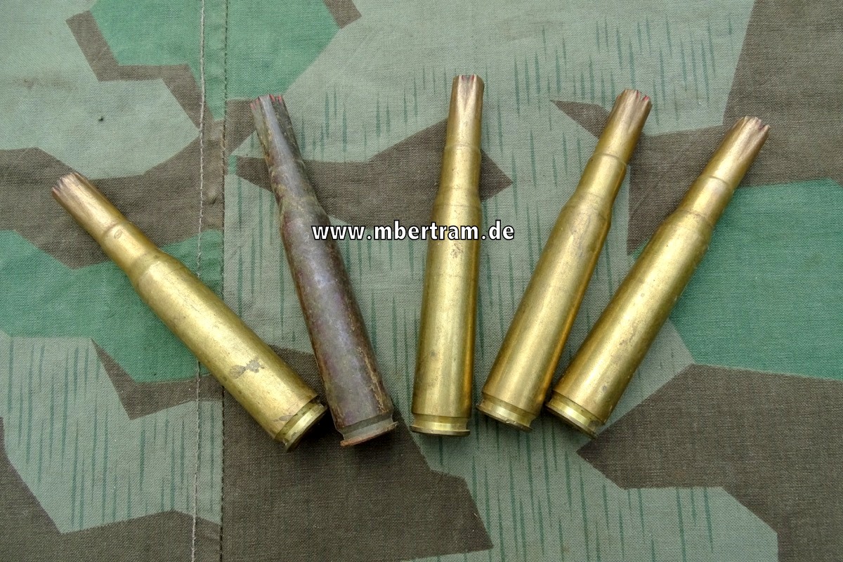 5 Deko Platzpatronen schweres MG cal. 50