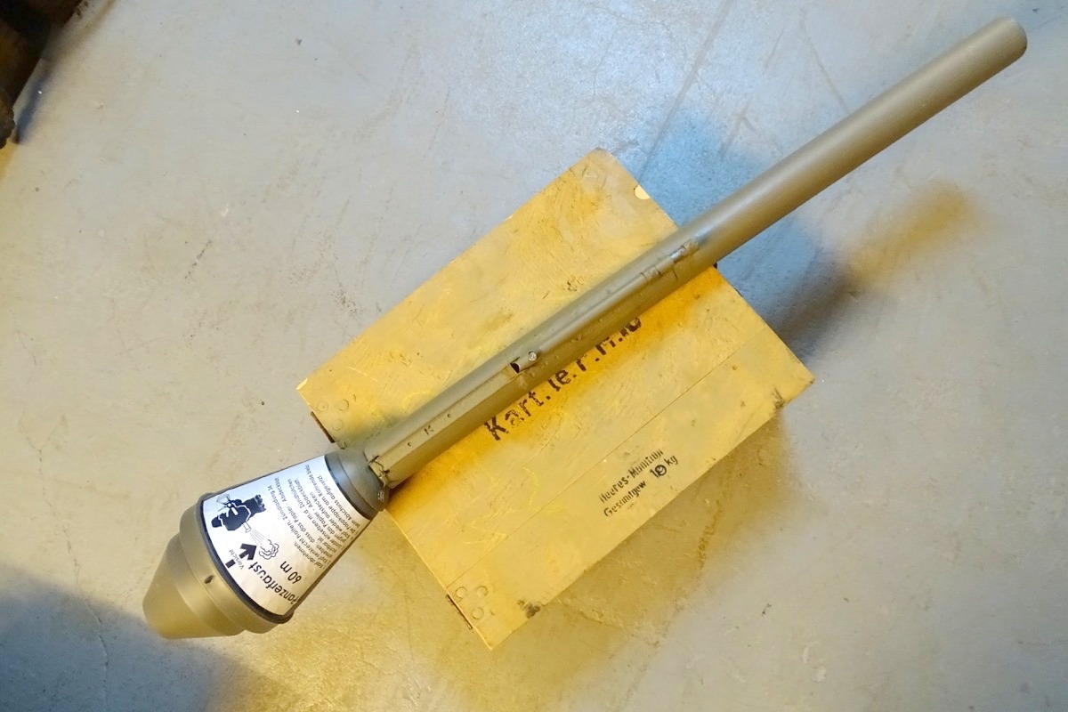 Wehrmachts Deko Panzerfaust 30, delaboriert