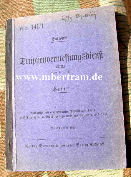 H.D.V. 141/1 Truppenvermessungsdienst, 1942