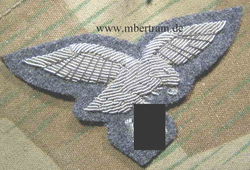 Replik: Mützenadler Luftwaffe, Offizier, Metallfaden