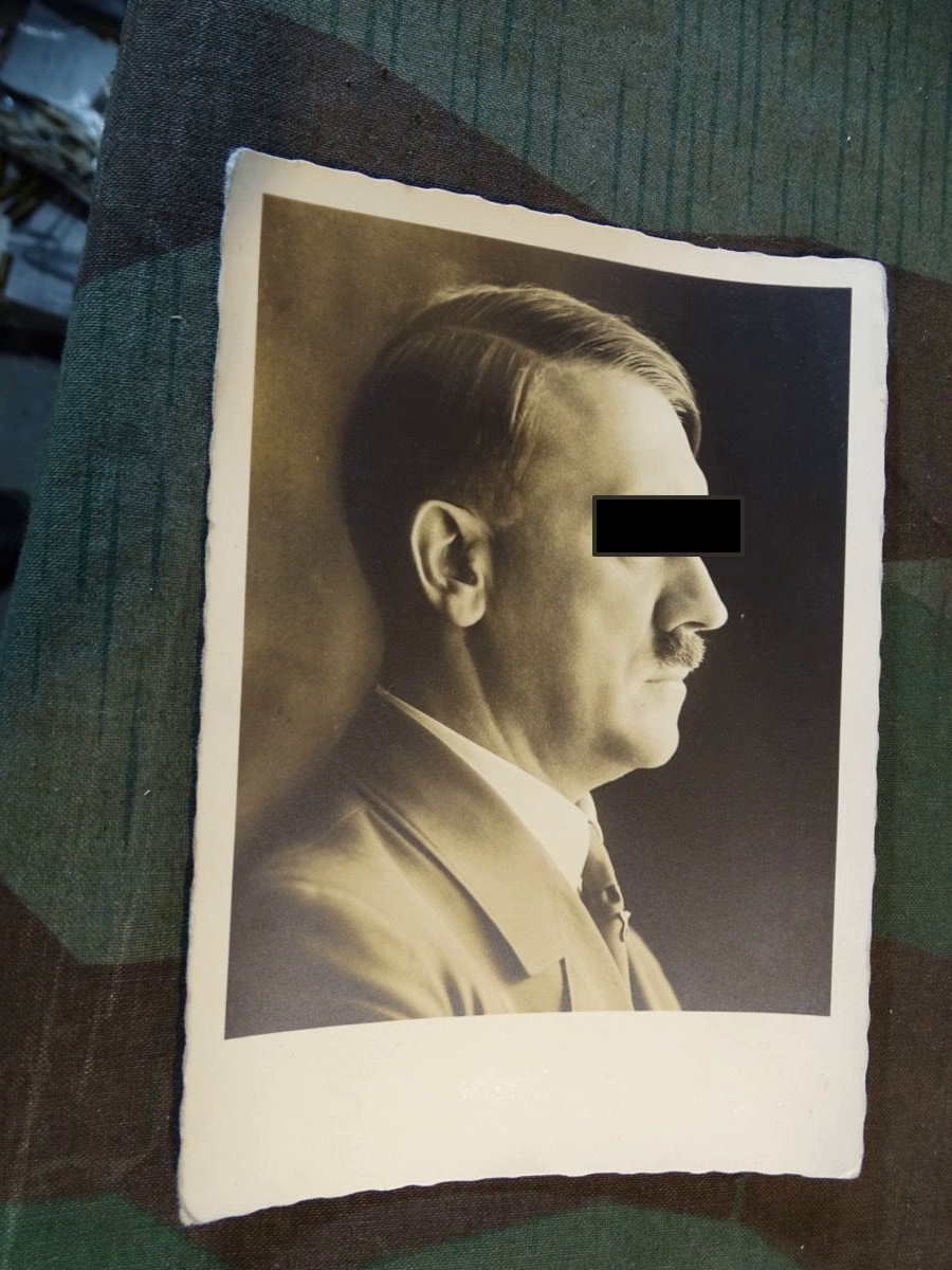 Propaganda Portrait Postkarte Portrait Adolf Hitler