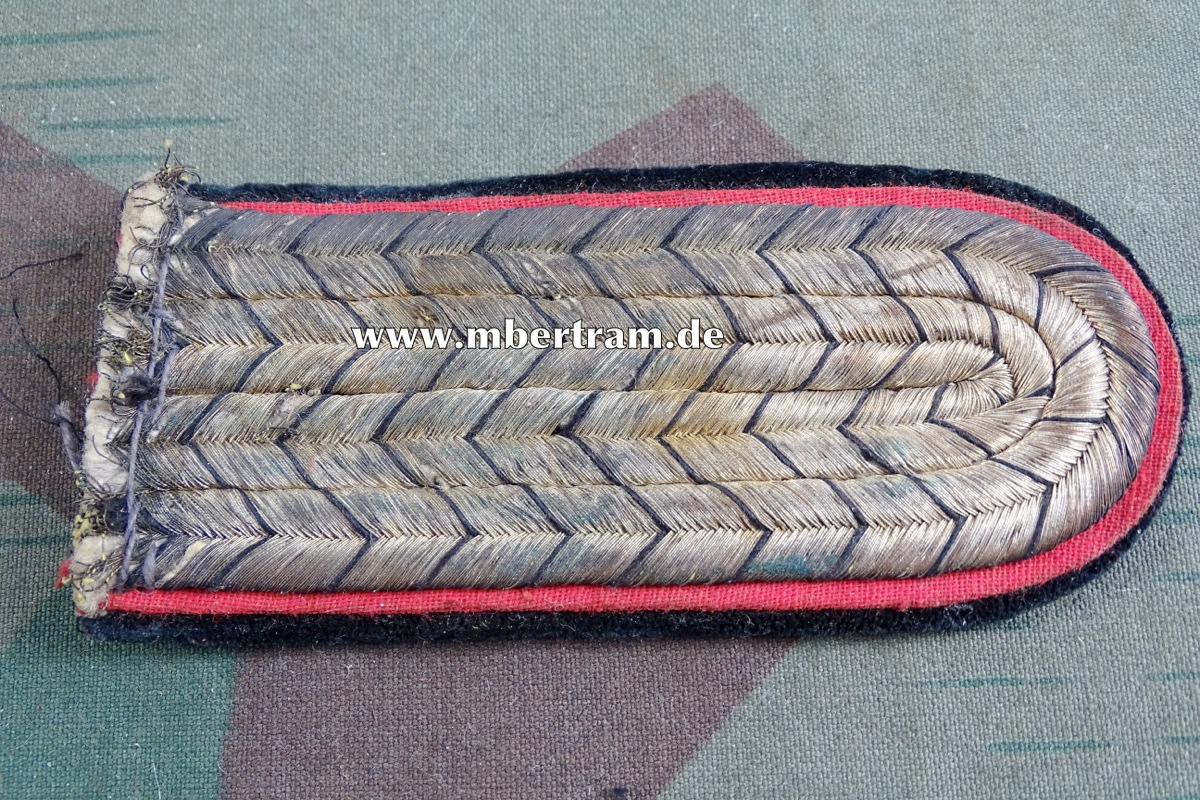 Einzel Schulterstück um 1900, Leutnant, Pioniere