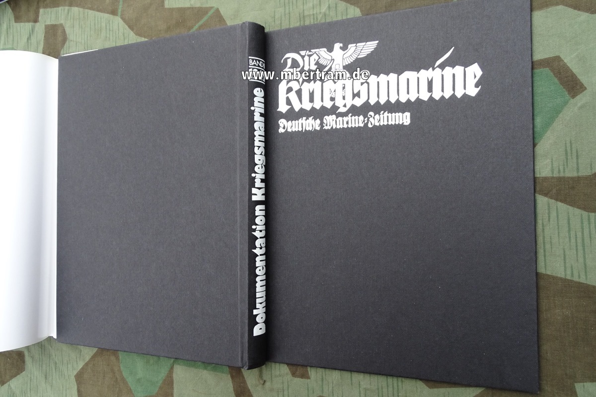 16174-14 5 Bände Die Kriegsmarine.Nachdruck d.Truppenzeitschrift d.Marine