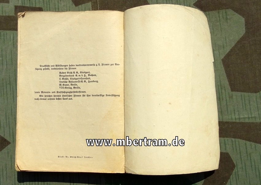Heeres Dienstvorschrift 471, M.Dv.Nr.239, L.Dv.100 Handbuch für Kraftfahrer 1942