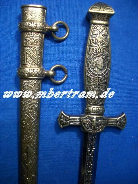 " Napoleondolch" Nachfertigung nach historischer Vorlage.