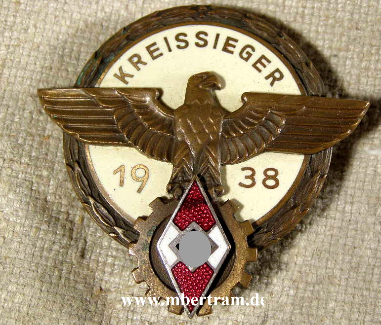 Kreissieger im Reichsberufswettkampf 1938, Hst.: Brehmer