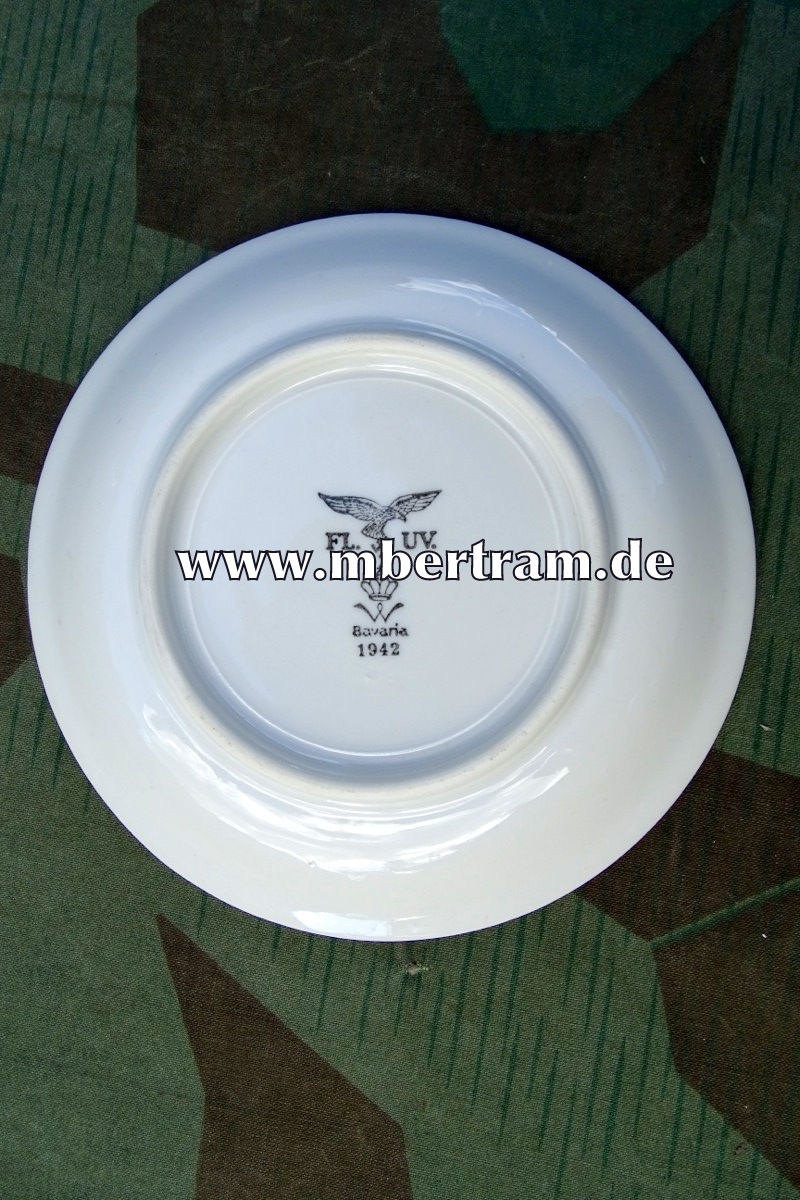 LW Kaffetassen Unterteller 15cm. FL.U.V, Bavaria 1942