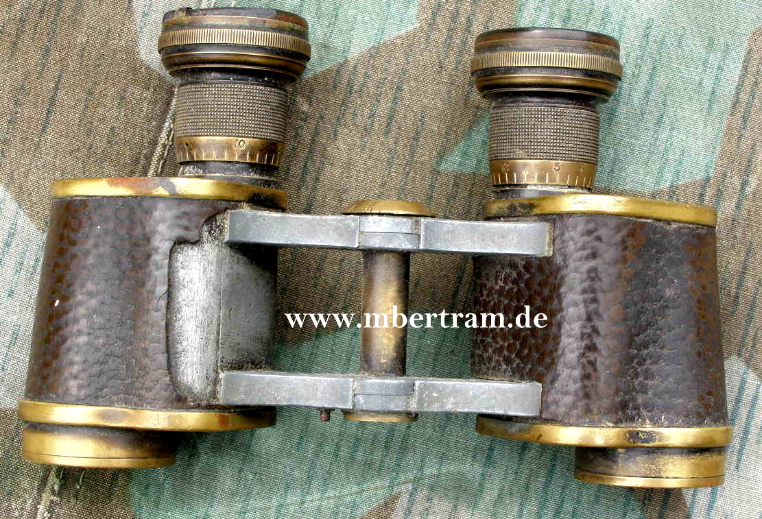 Französisches Militärfernglas- Deutsche Beute um 1916