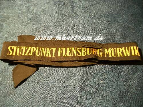 Bundesmarine Mützenband, Stützpunkt Flensburg Mürwick