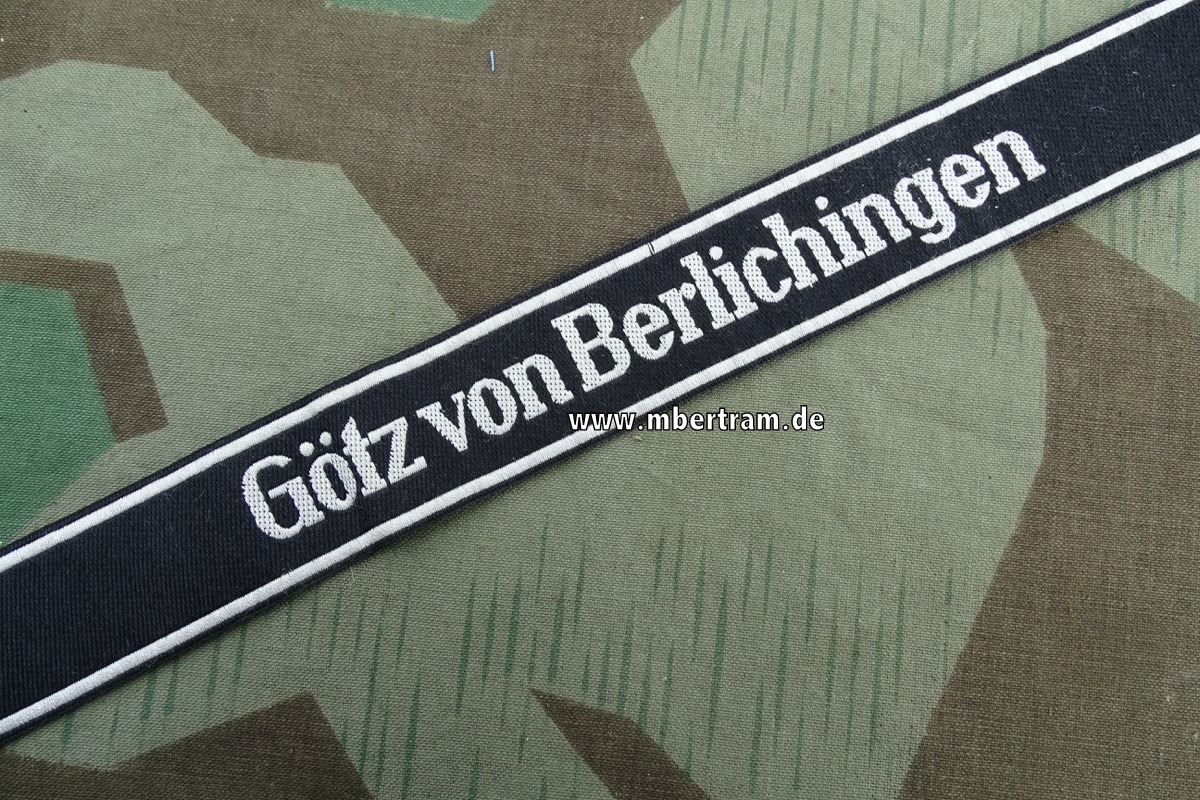 Replik: Ärmelband Götz von Berlichingen aus Wuppertaler Fertigung, Unikat