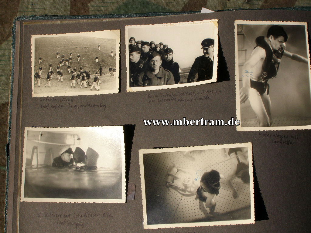 13620-13 Dienstzeit Fotoalbum U 552, Kommandant Erich Topp SELTEN !