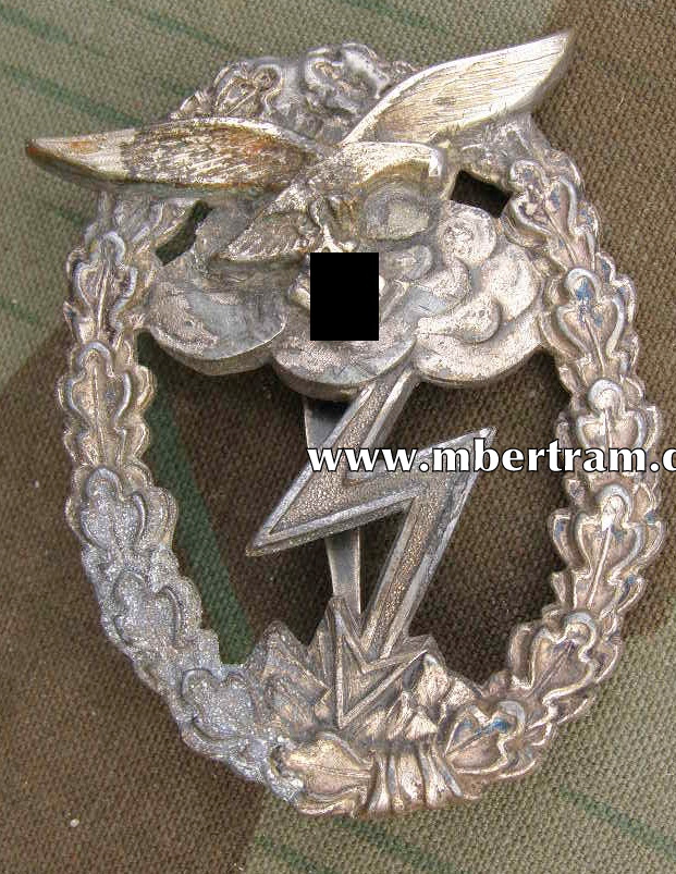 Erdkampfabzeichen der Luftwaffe Feinzink, breite Nadel