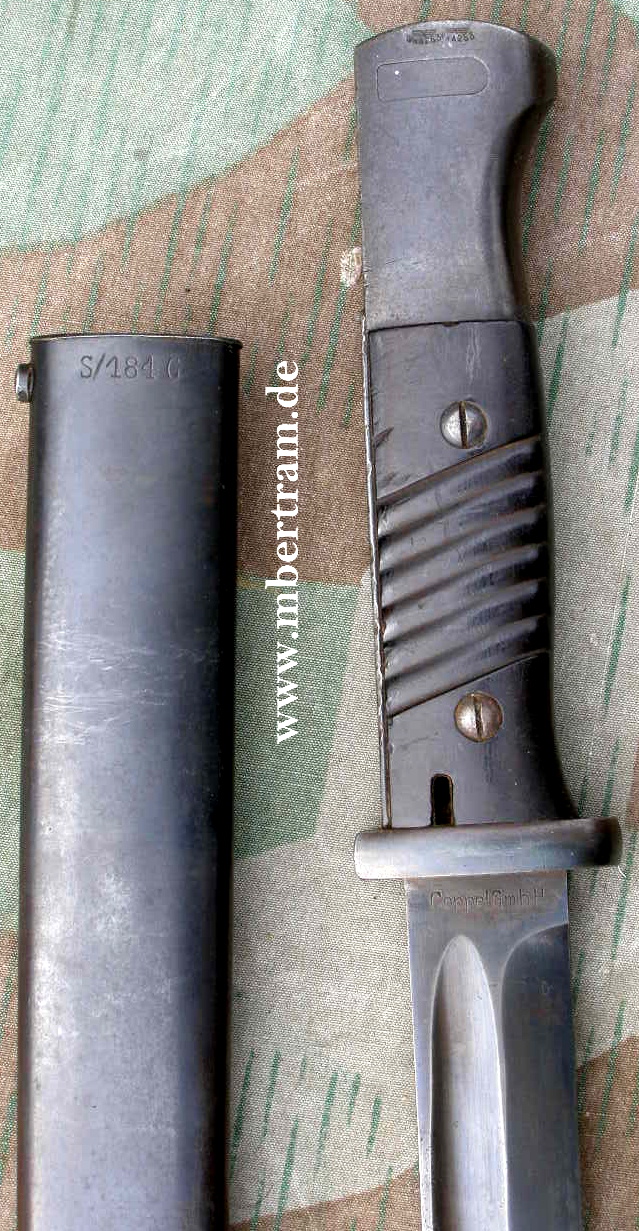 10331-2 Seitengewehr M 84/98 für K98 , Coppel GmbH SG 1939
