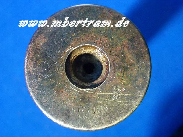 WH 3,7 cm Flak Spreng Leuchtspur Granate, Messinghülse