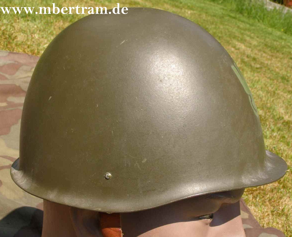Polen, Stahlhelm, Fallschirmspringer, Form, mit Abzeichen
