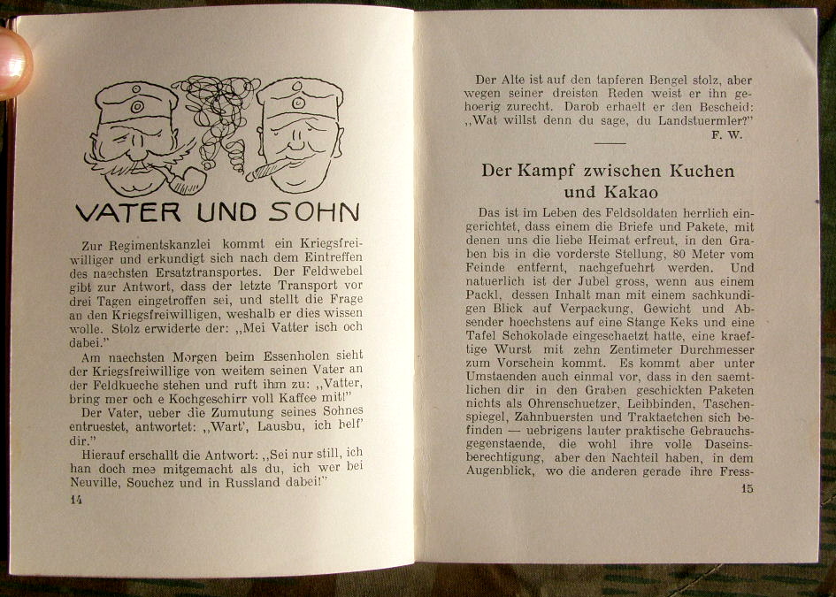 Das dritte lustige Buechel der Liller Kriegszeitung 1917, 125 S