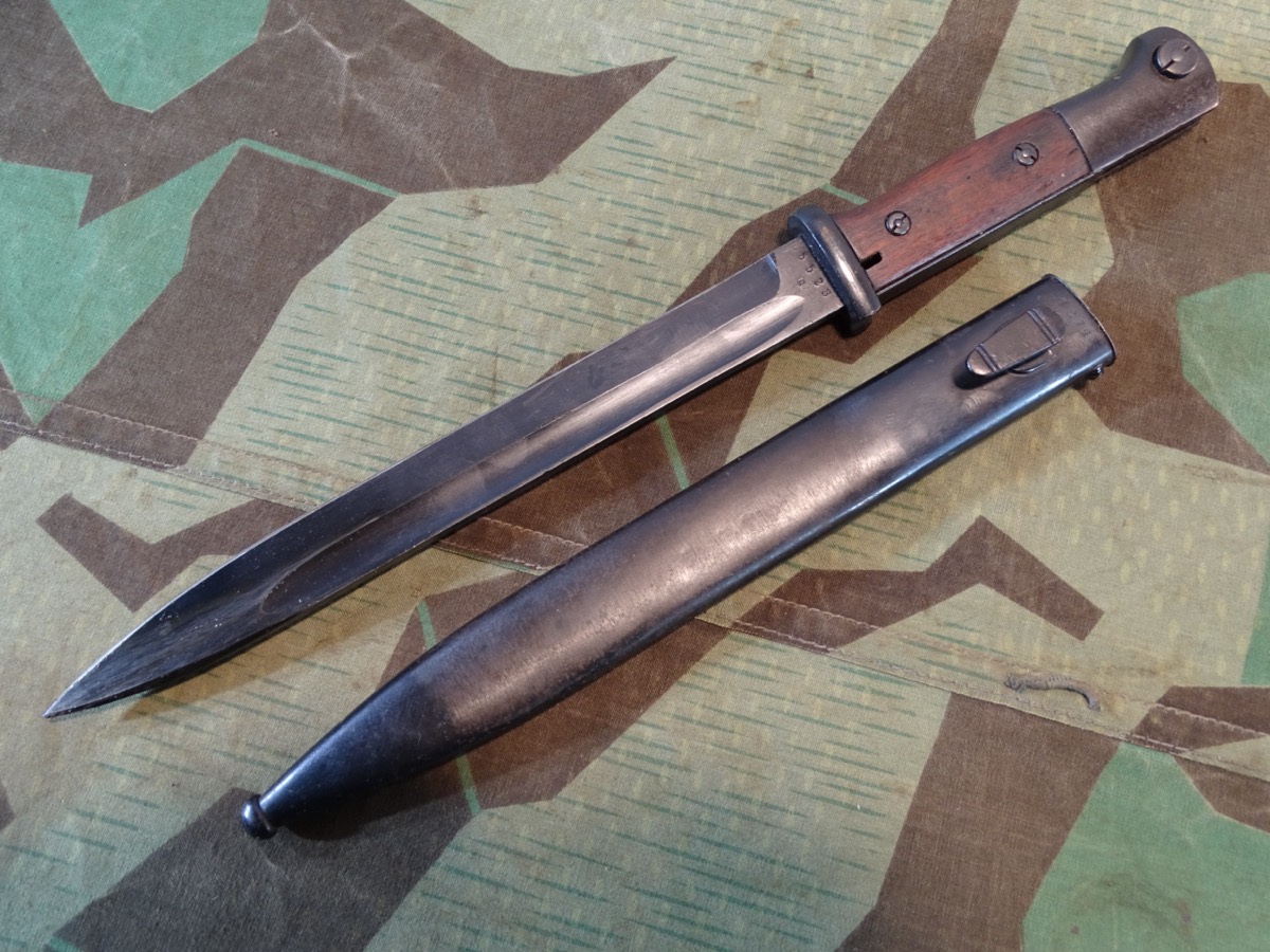 Seitengewehr 84/98, 2. WK, Hst. Marke : crs 44, Weyersberg Solingen