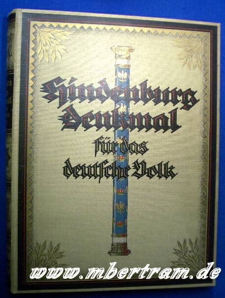 P. Lindenberg: Hindenburg-Denkmal für das Deutsche Volk