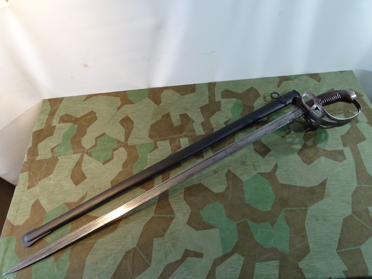 Badischer Kavallerie Degen KD 89, Kammerstück, 22. Bad.Dragoner Rgt. No.22, Nummerngleich, A.Coppel SG. Badischer Kavallerie Degen KD 89, Kammerstück, 22. Bad.Dragoner Rgt. No.22, Nummerngleich, A.Coppel SG.