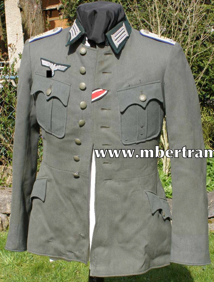 Feldbluse Oberleuntnant / Oberarzt Gebirgsjäger.