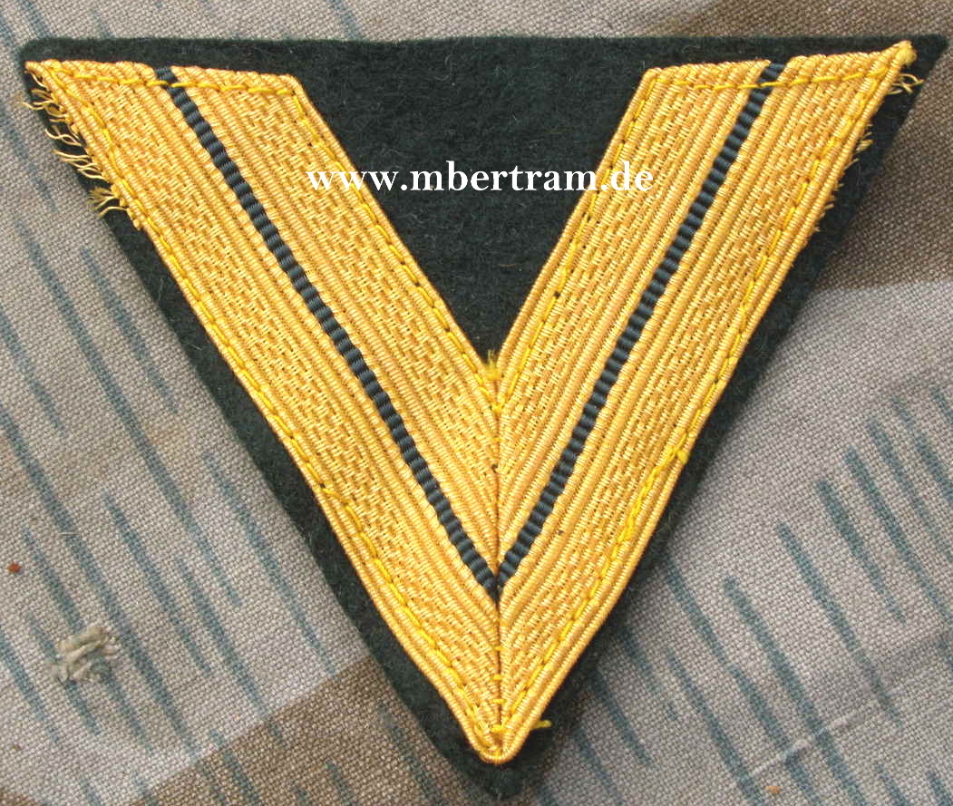 Kriegsmarine Ärmelabzeichen Küstenartillerie, Obergefreiter