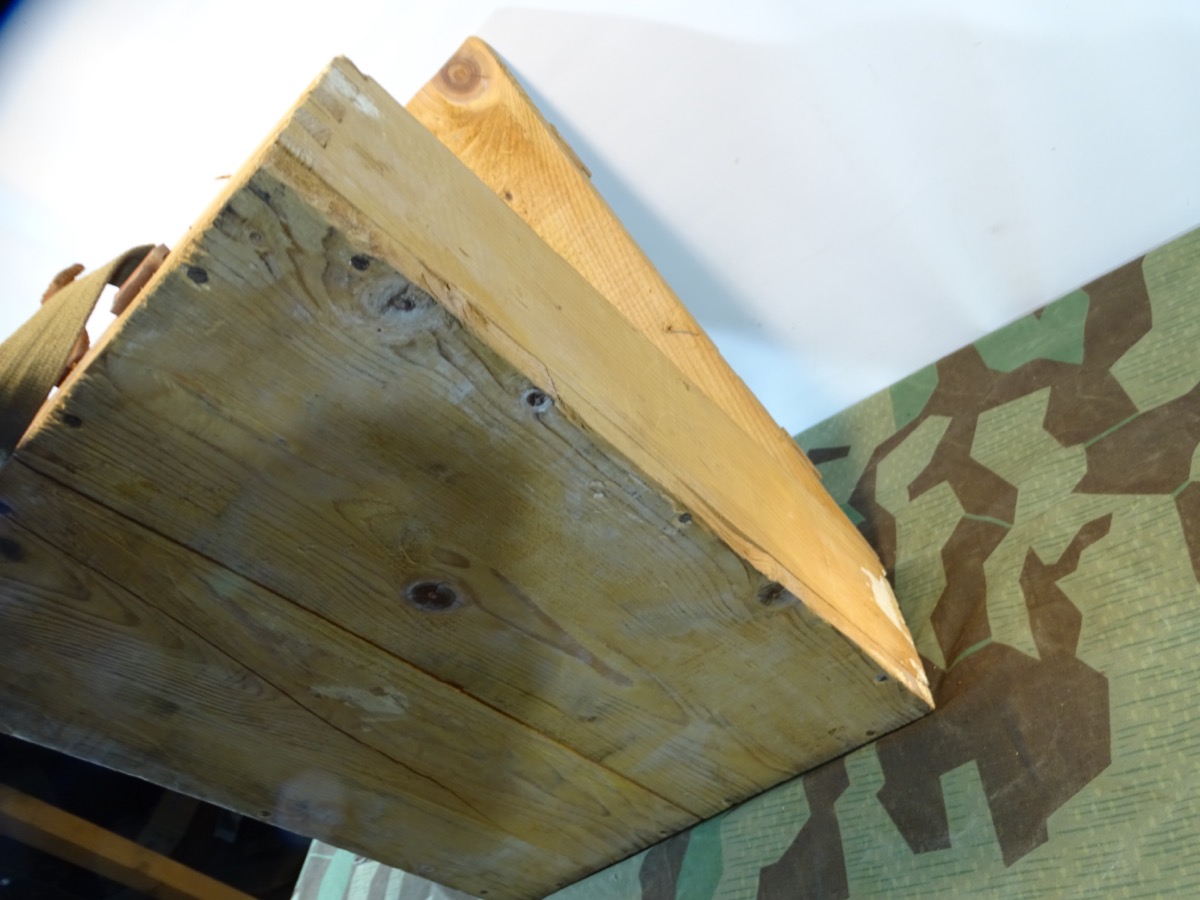 Sehr frühe Bundeswehr Munitionskiste für MG 42 Munition cal. 7,62, 1958