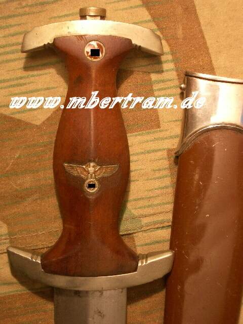 SA Dienstdolch M 1933, frühe Fertigung, Kaufmann SG, Wm