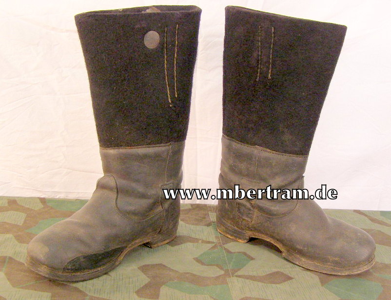 WH Winterstiefel Mannschaften, 1943, schwarzer Filzschaft