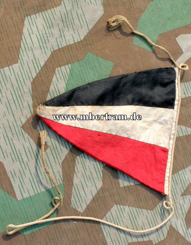 Patriotioscher Wimpel," Deutsches Reich" schwarz/ weiß/ rot