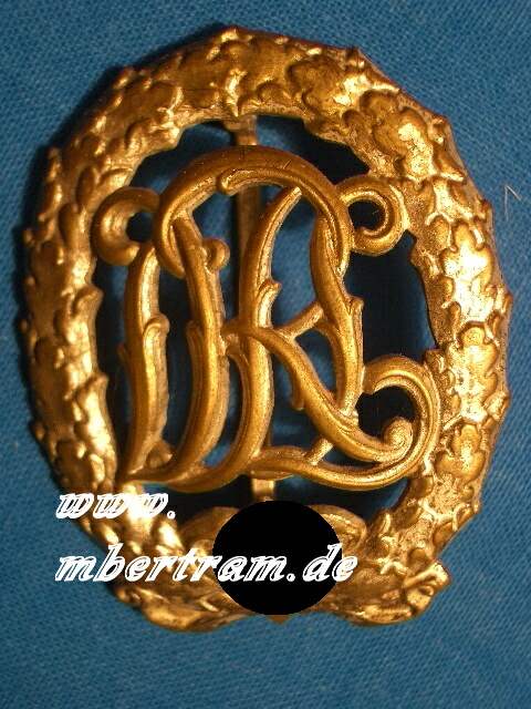 Reichssportabzeichen DRL Silber mit HK, Wernstein-Jena